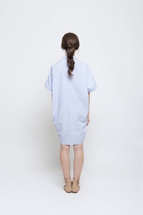 Blue Katsumi Shirt Dress