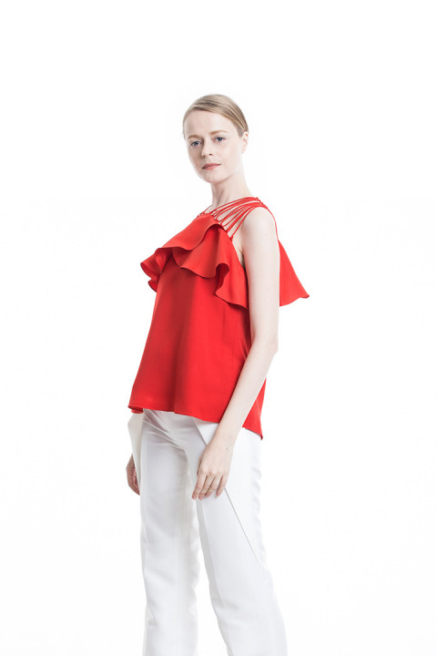 Red Fortuno Top