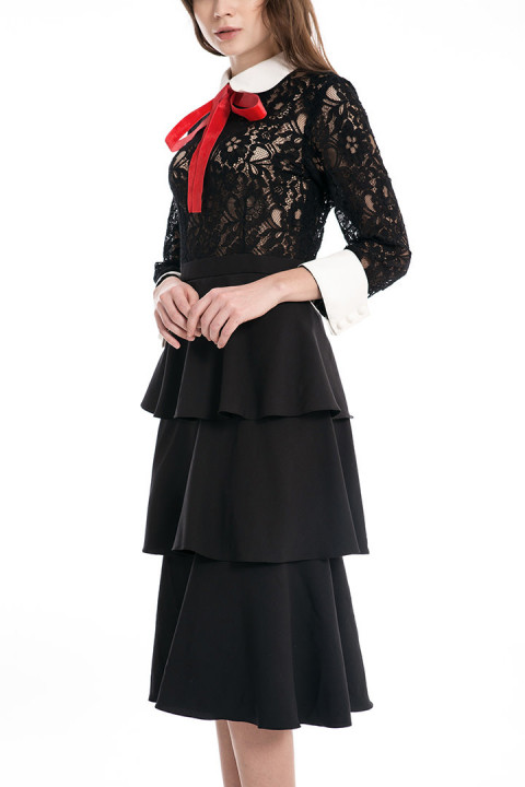 Black Salisbury Dress
