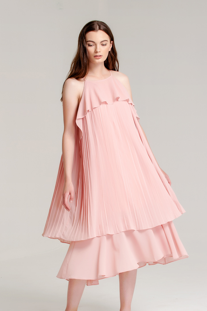 Dusty Pink Contagem Dress