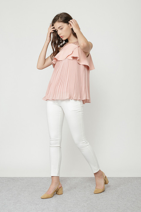 Baby Pink Fortuno Top