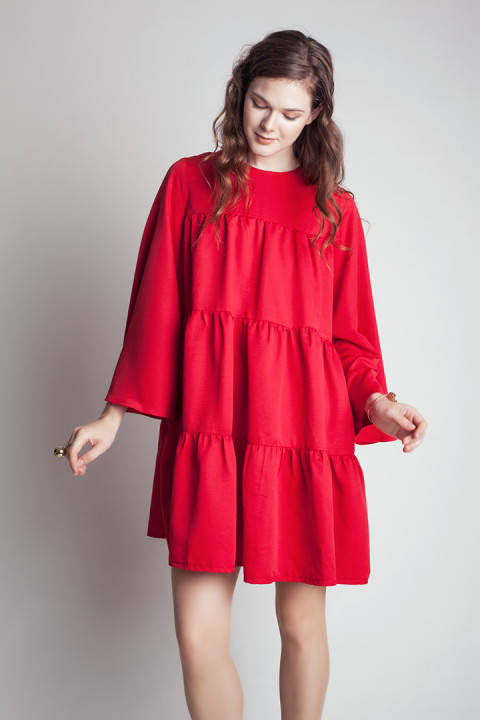 Red Penelope Dress