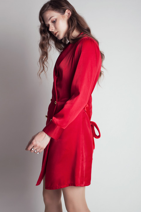 Red Adriana Dress
