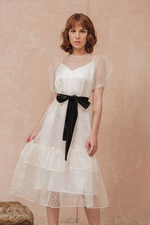 White Turin Dress