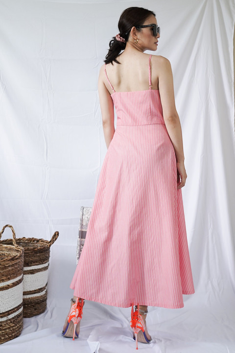 Pink Stripe Tara Dress