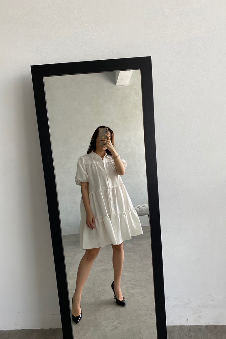 White CLAUDE dress