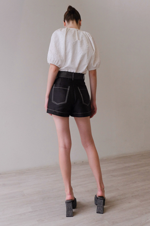 Black Denver Shorts