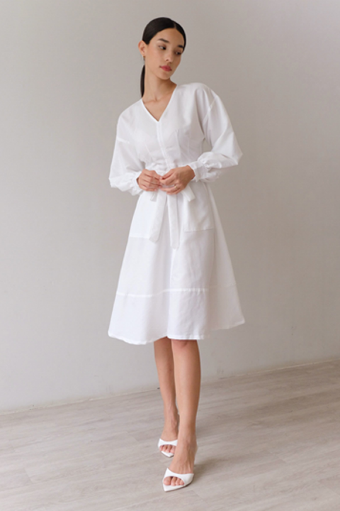 White Fayt Dress