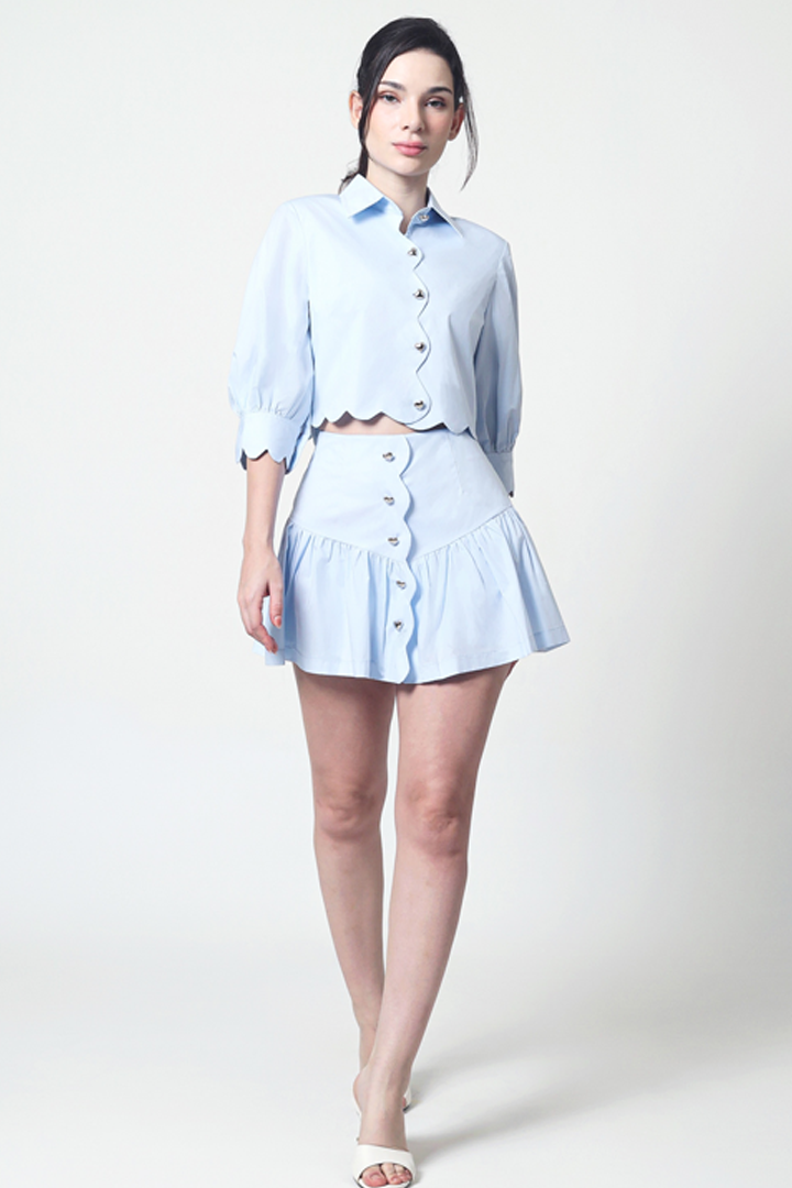 Light Blue Cove Skort