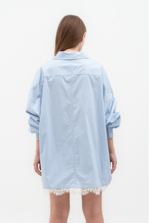 Light Blue Phineas Oversized Shirt Light Blue Phineas Oversized Shirt