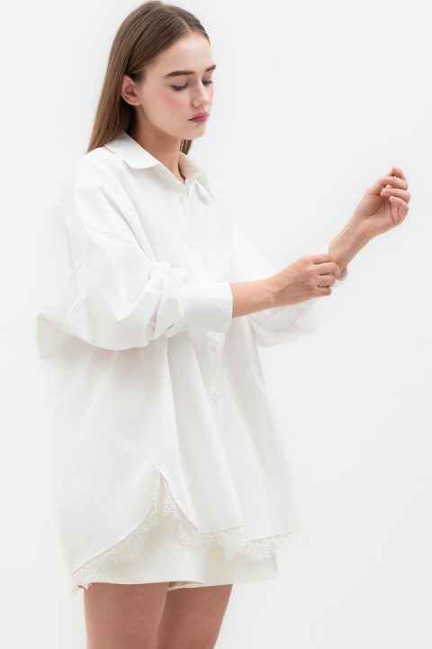 Off White Phineas Oversized Shirt Off White Phineas Oversized Shirt