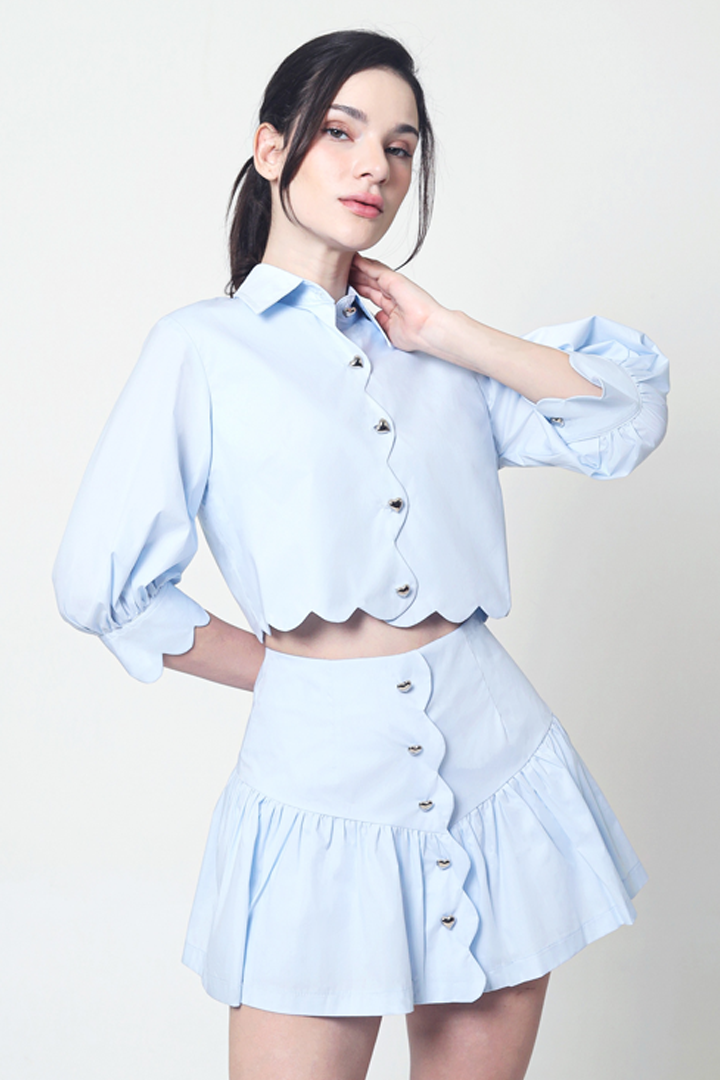 Light Blue Cove Top