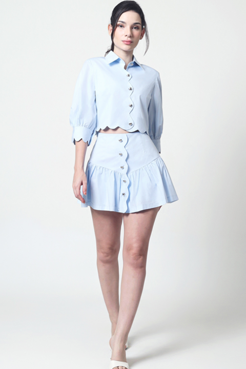 Light Blue Cove Top
