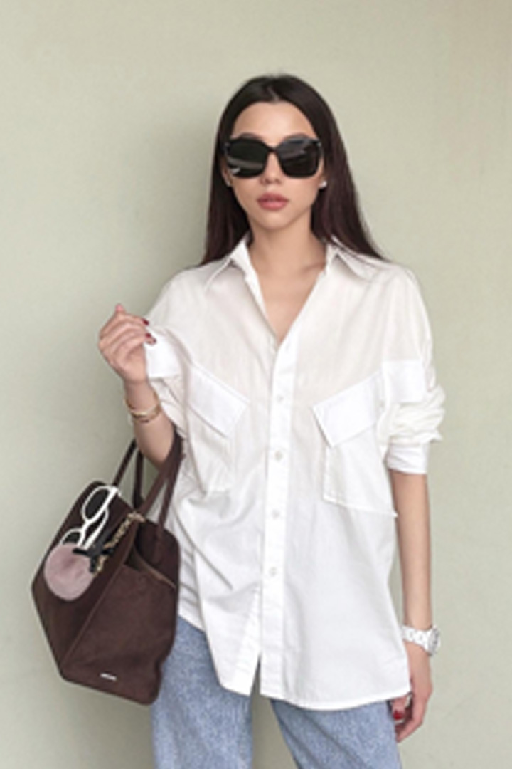 White Diele Oversized Shirt