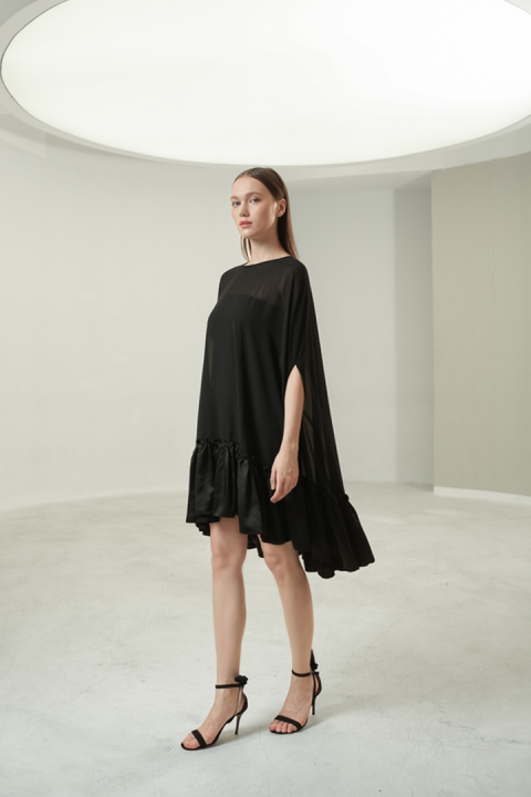 Solis Midi Dress - Black Solis Midi Dress - Black