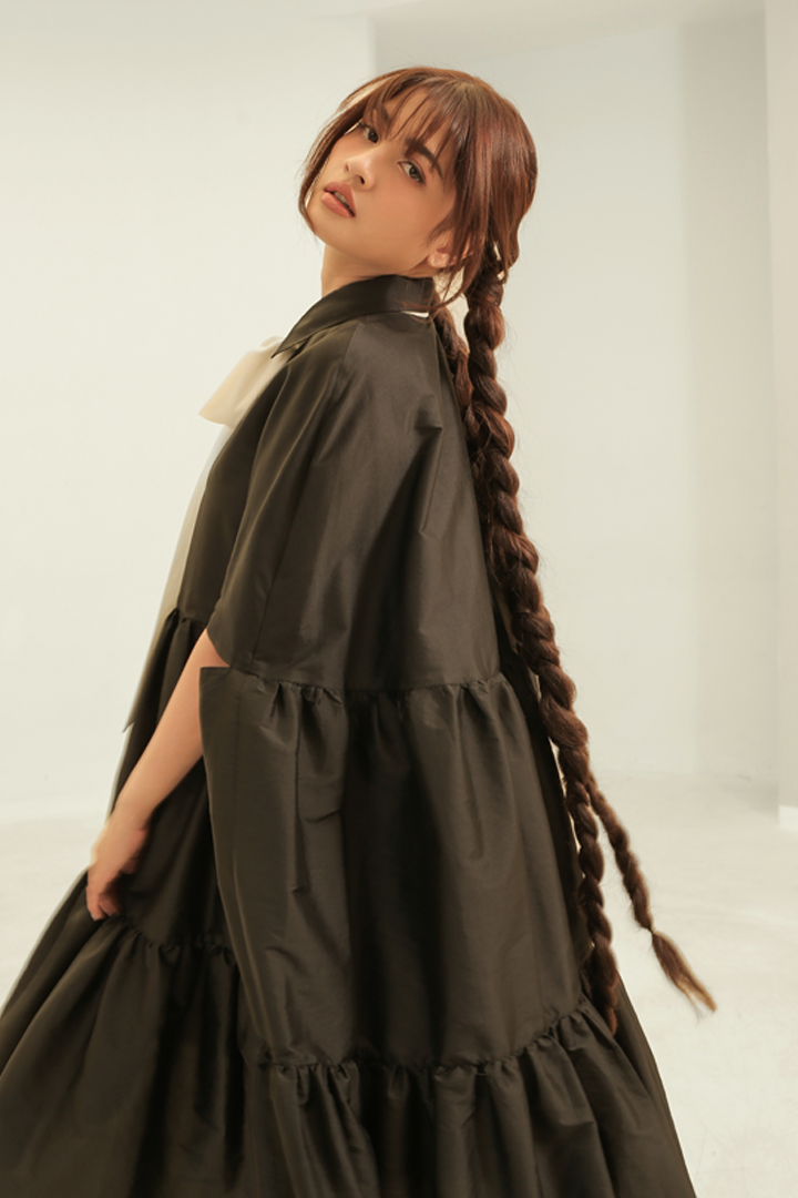 Pierre Midi Dress - Black