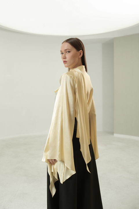 Brume Silk Top - Butter Yellow Brume Silk Top - Butter Yellow