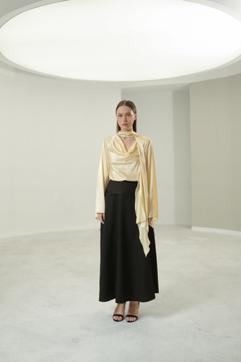 Brume Silk Top - Butter Yellow Brume Silk Top - Butter Yellow