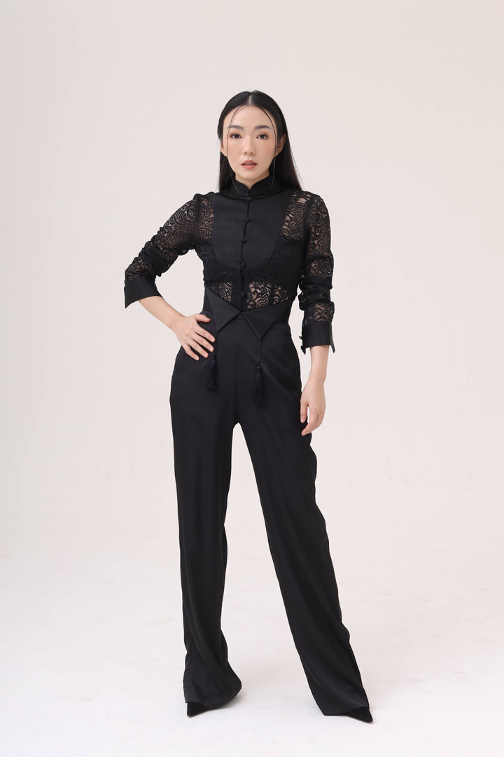 Pu'er Pants in Black