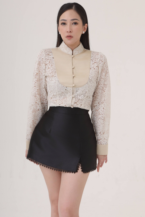 Chrysant Skort in Black