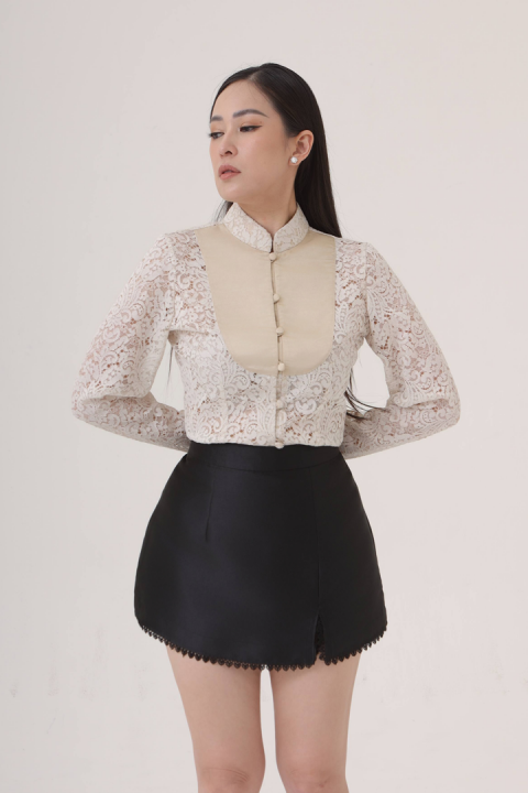 Chrysant Skort in Black