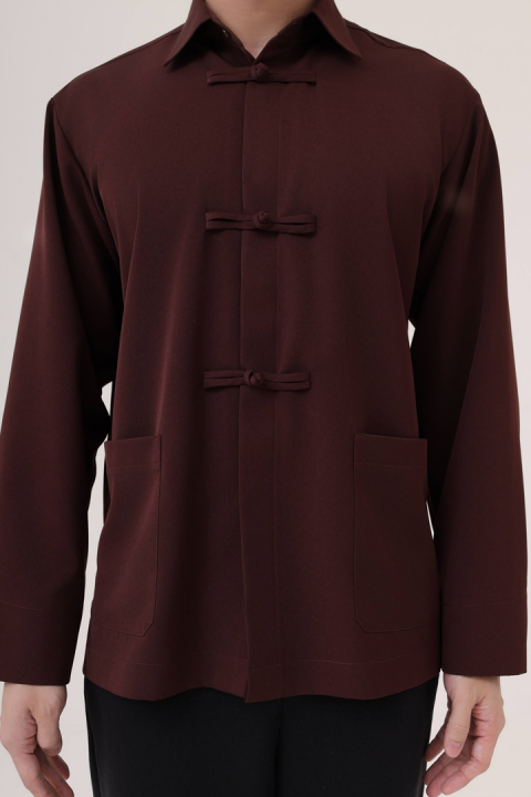 Oolong Top Men in Maroon