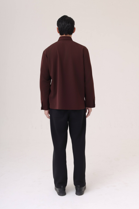 Oolong Top Men in Maroon