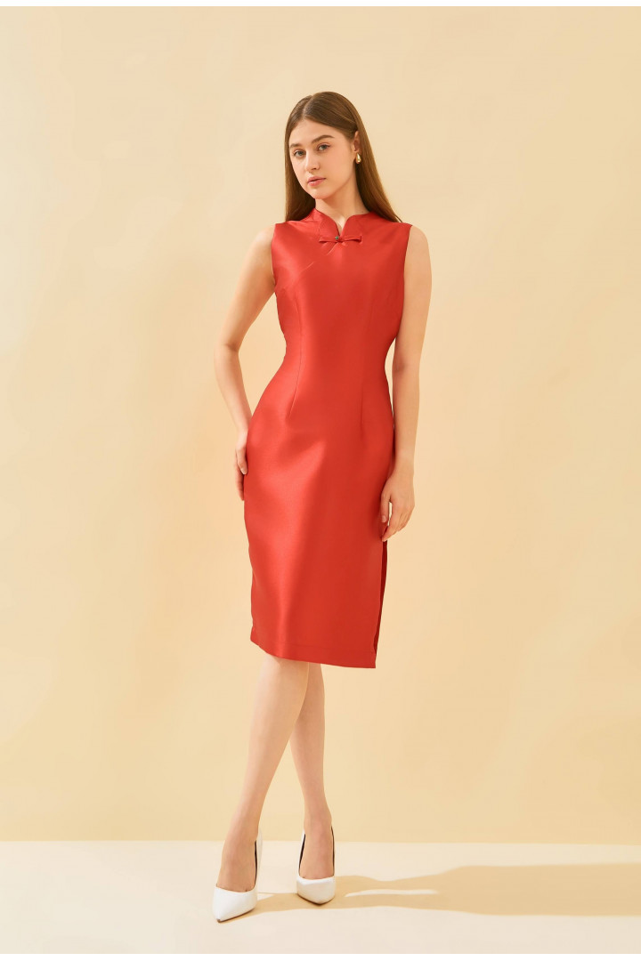 Fú Dress in Prosperous Red