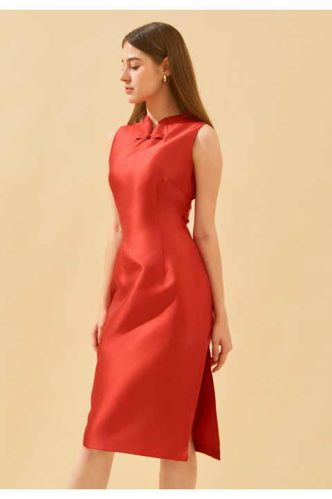 Fú Dress in Prosperous Red