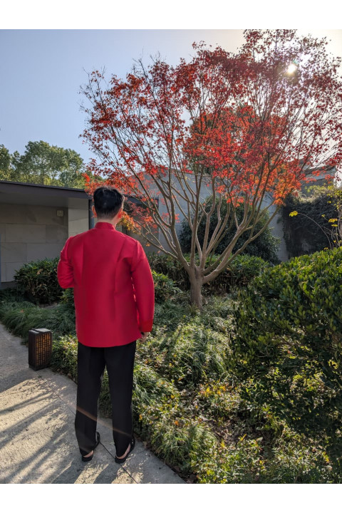 Fú Top Men in Red