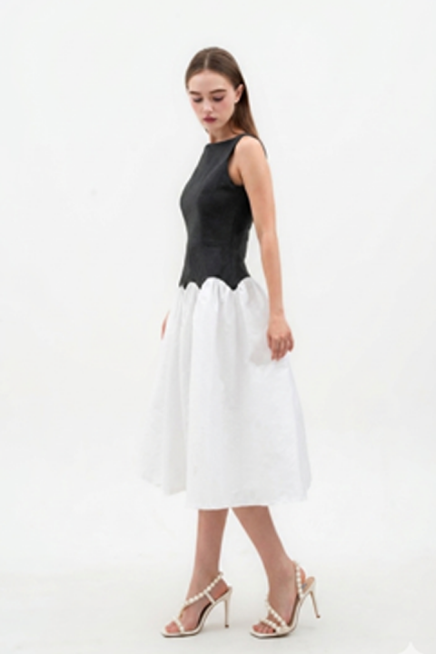 Smokey Two Toned Dune Dress