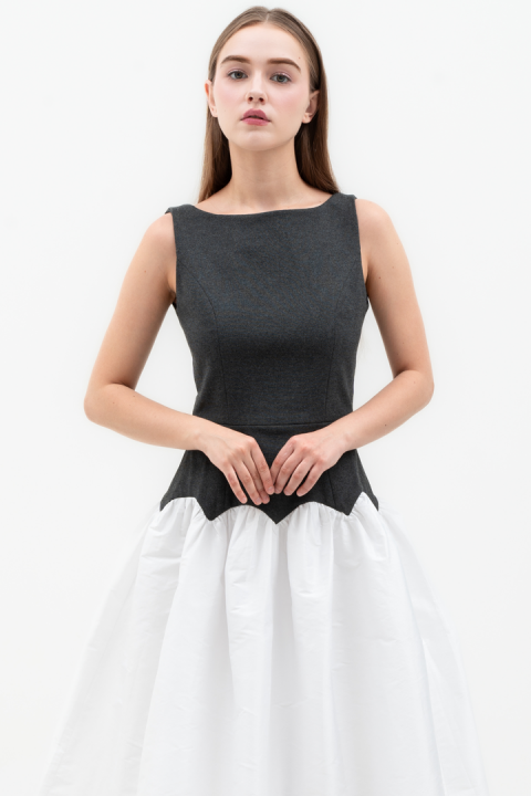 Smokey Two Toned Dune Dress