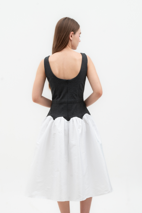Smokey Two Toned Dune Dress