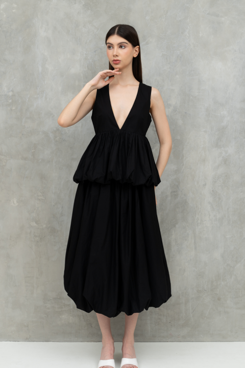 Black Alie Balloon Top