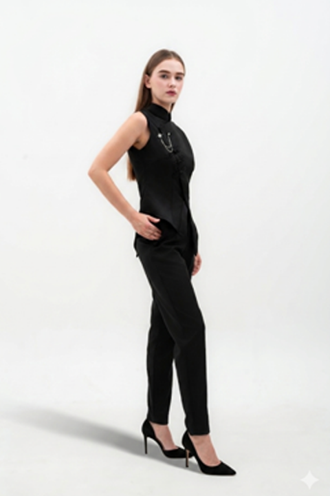 Zhu Jiang Pants in Black Zhu Jiang Pants in Black