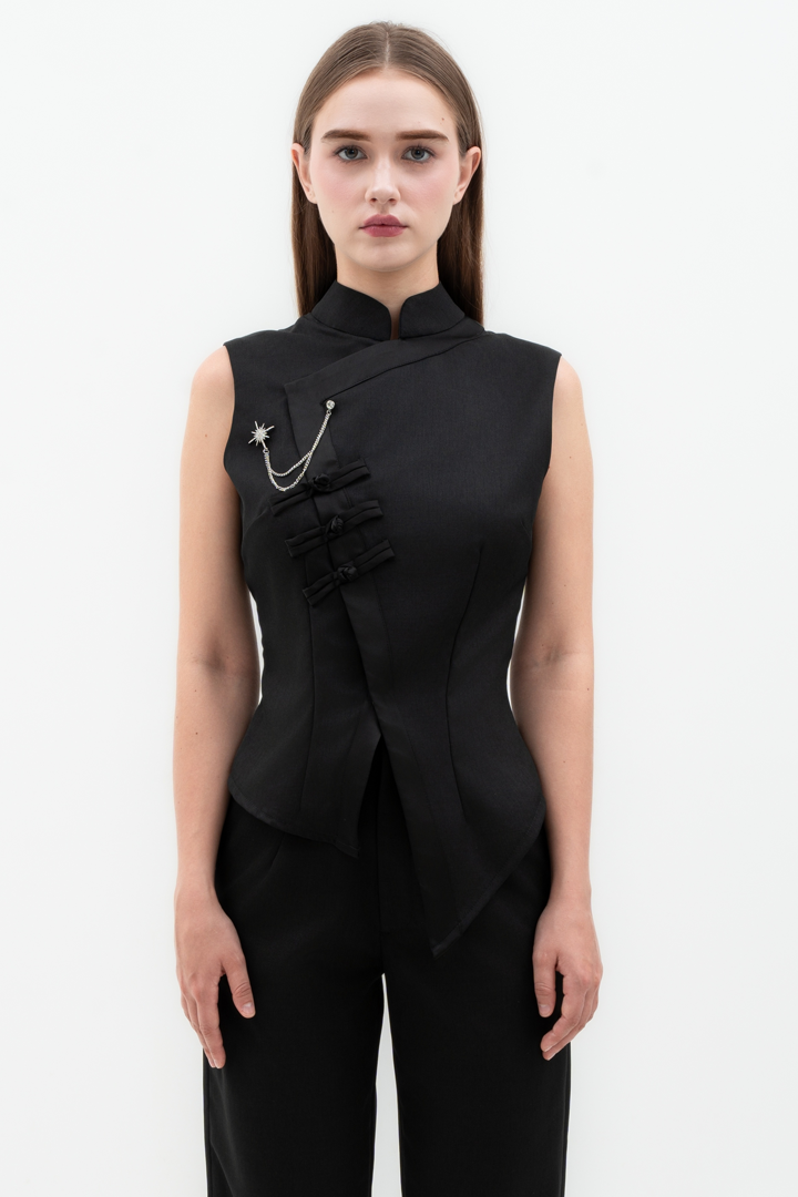 Zhu Jiang Top in Black