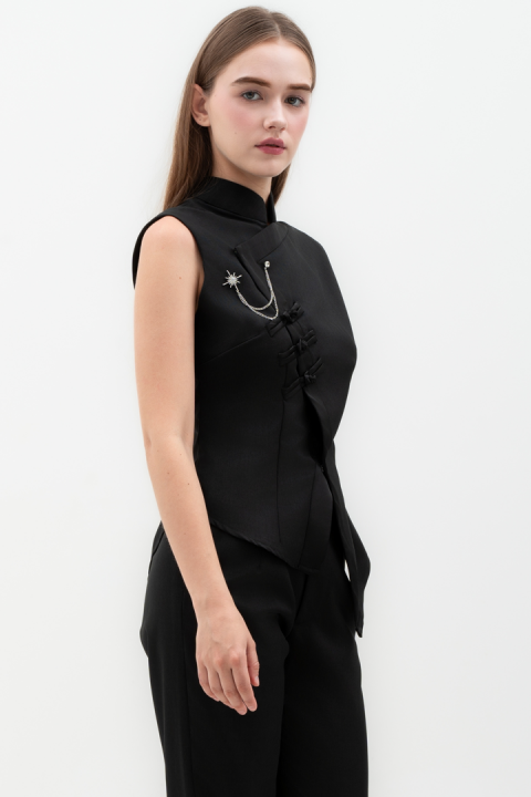Zhu Jiang Top in Black Zhu Jiang Top in Black