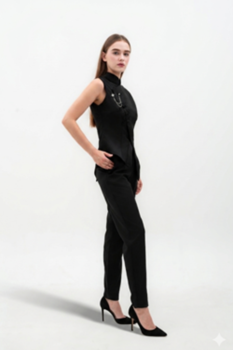 Zhu Jiang Top in Black Zhu Jiang Top in Black