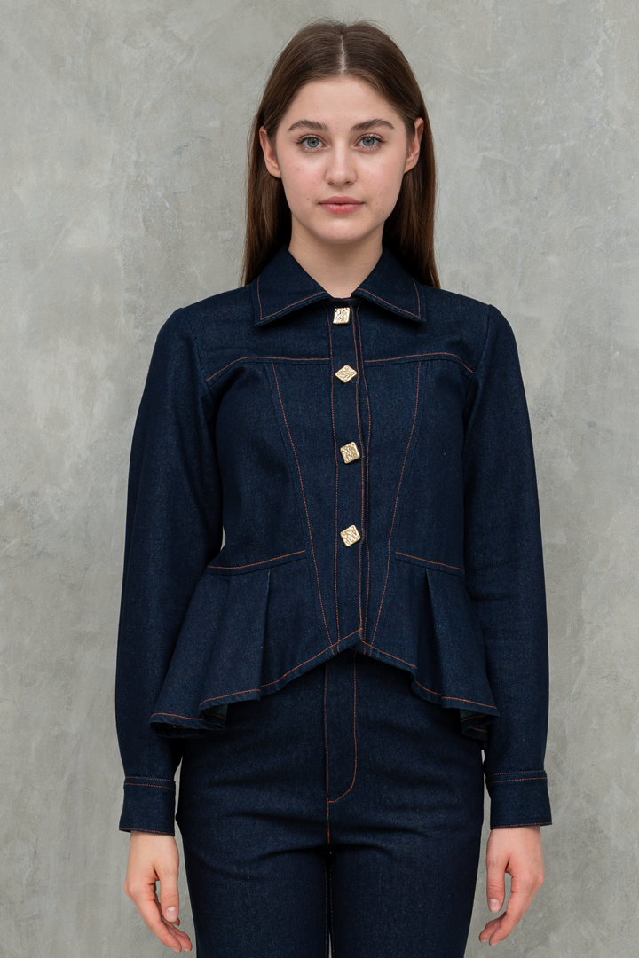 Morven Raw Denim Top