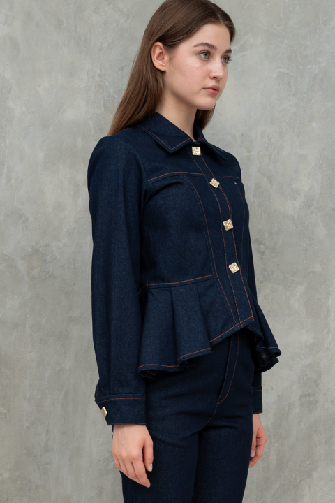 Morven Raw Denim Top