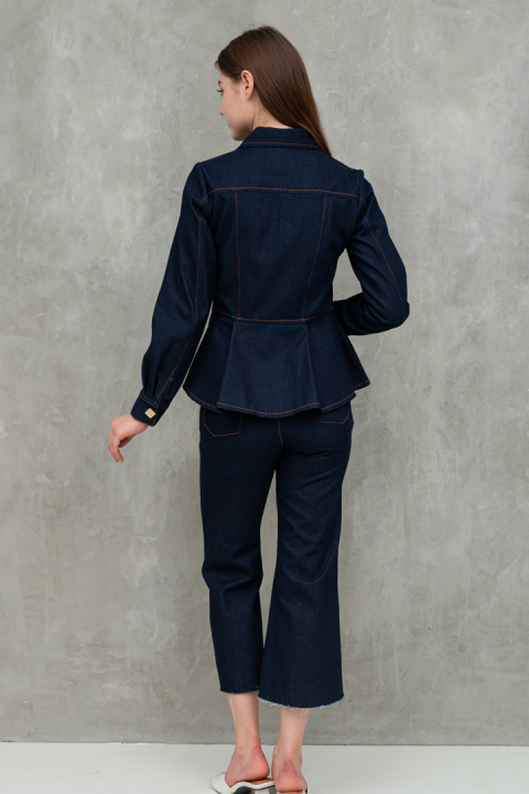 Morven Raw Denim Top