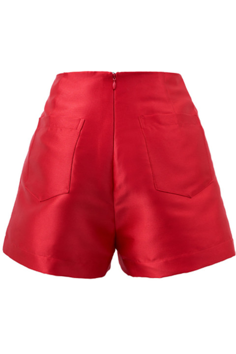 Red Merry Shorts