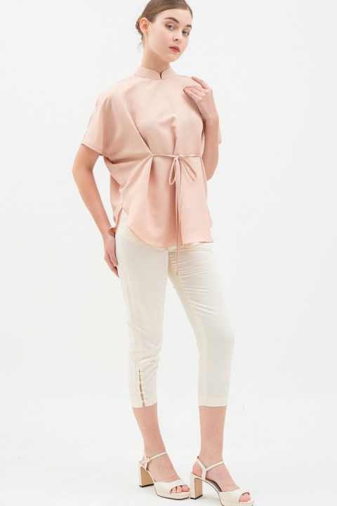 Beige Gongxi Top