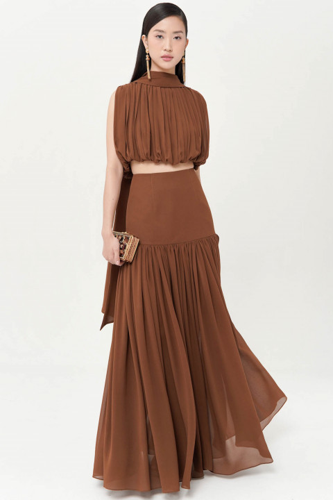 Coffee Meurice Skirt