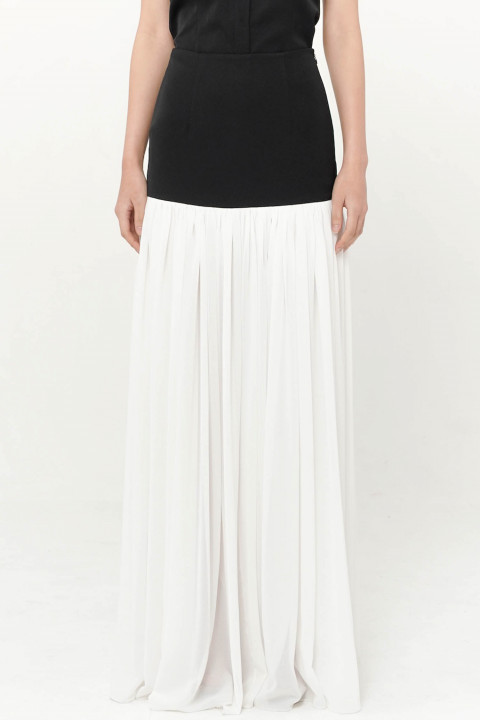 Black and White Meurice Skirt