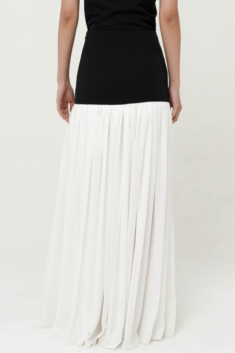 Black and White Meurice Skirt