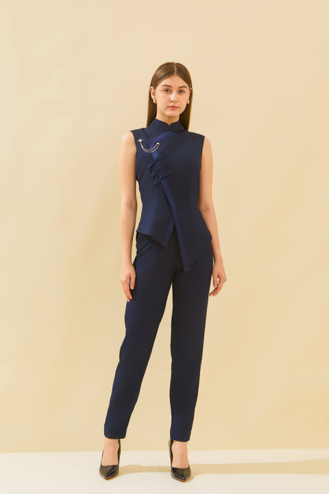 Zhu Jiang Top in Navy