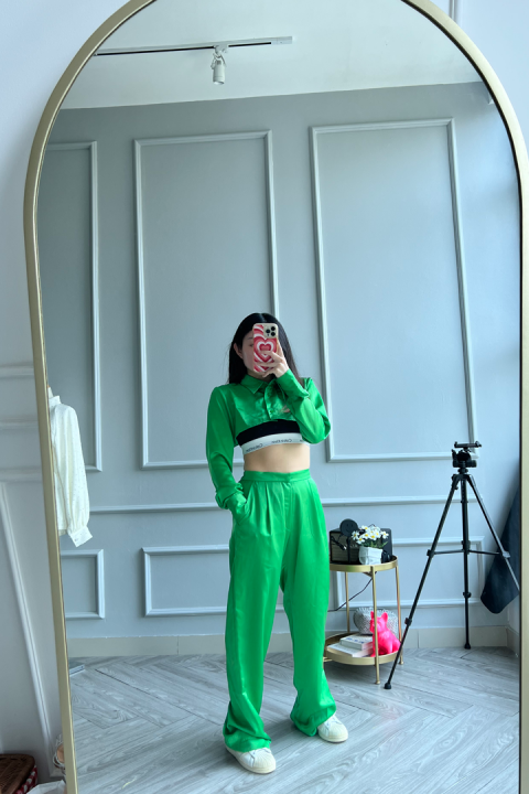 Green Suzie Pants