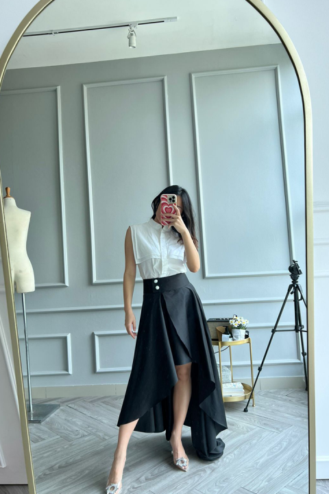Black Milan Skirt