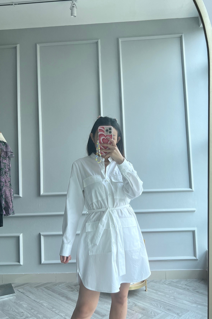 White Noor Dress